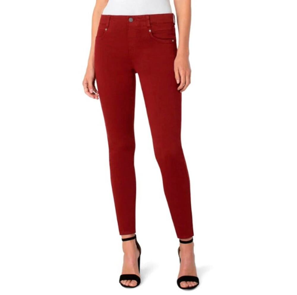 Liverpool LA Women's Brunette Gia Glider Ankle Skinny Jeans Size 0/25